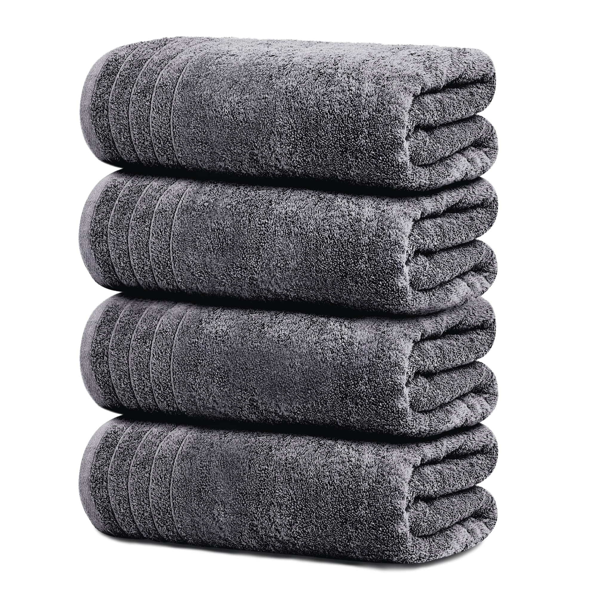 Tens Towels Pack of 4 Extra Large Bath Towels, 30 x 60 in
