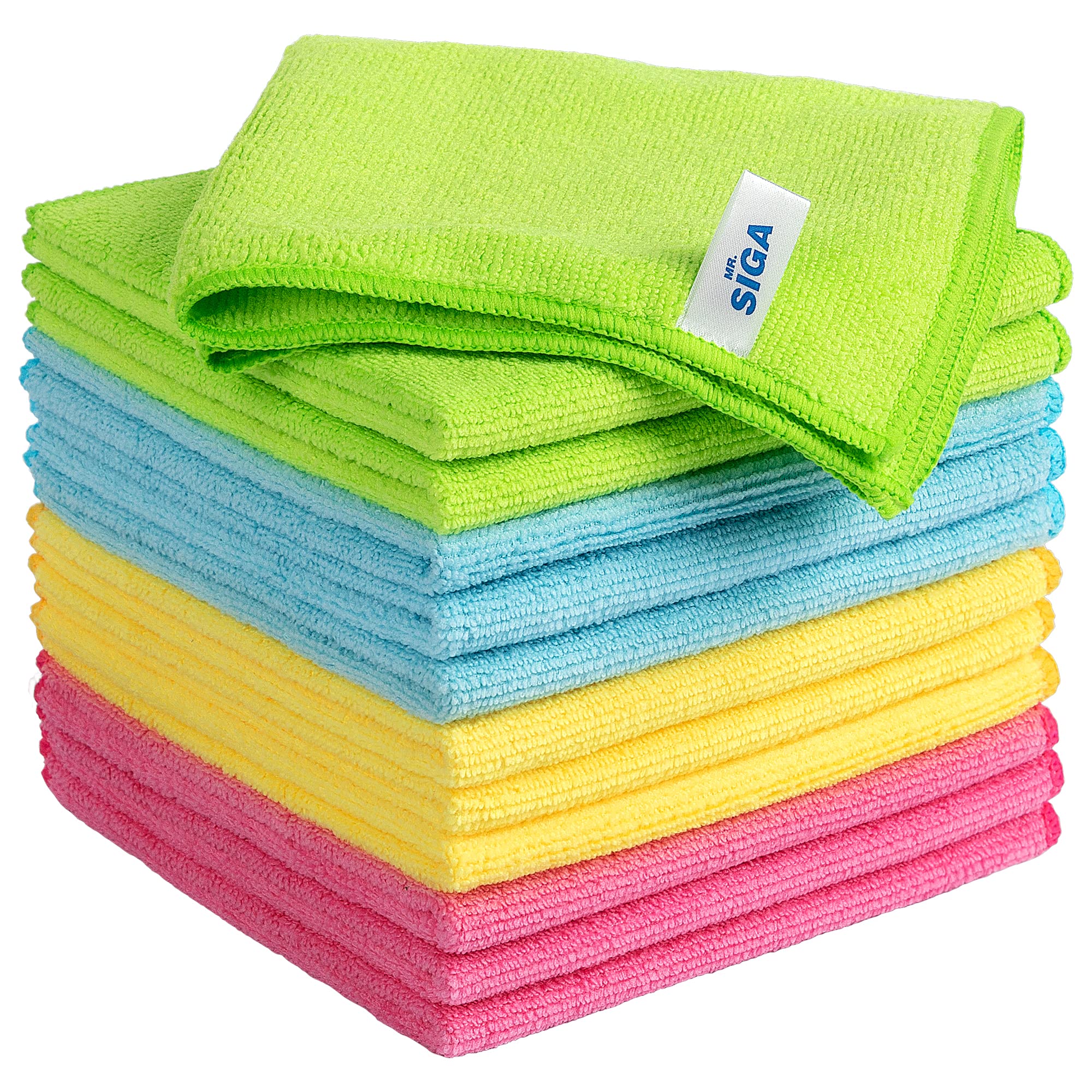 MR.SIGA Microfiber Cleaning Cloths (12-Pack)