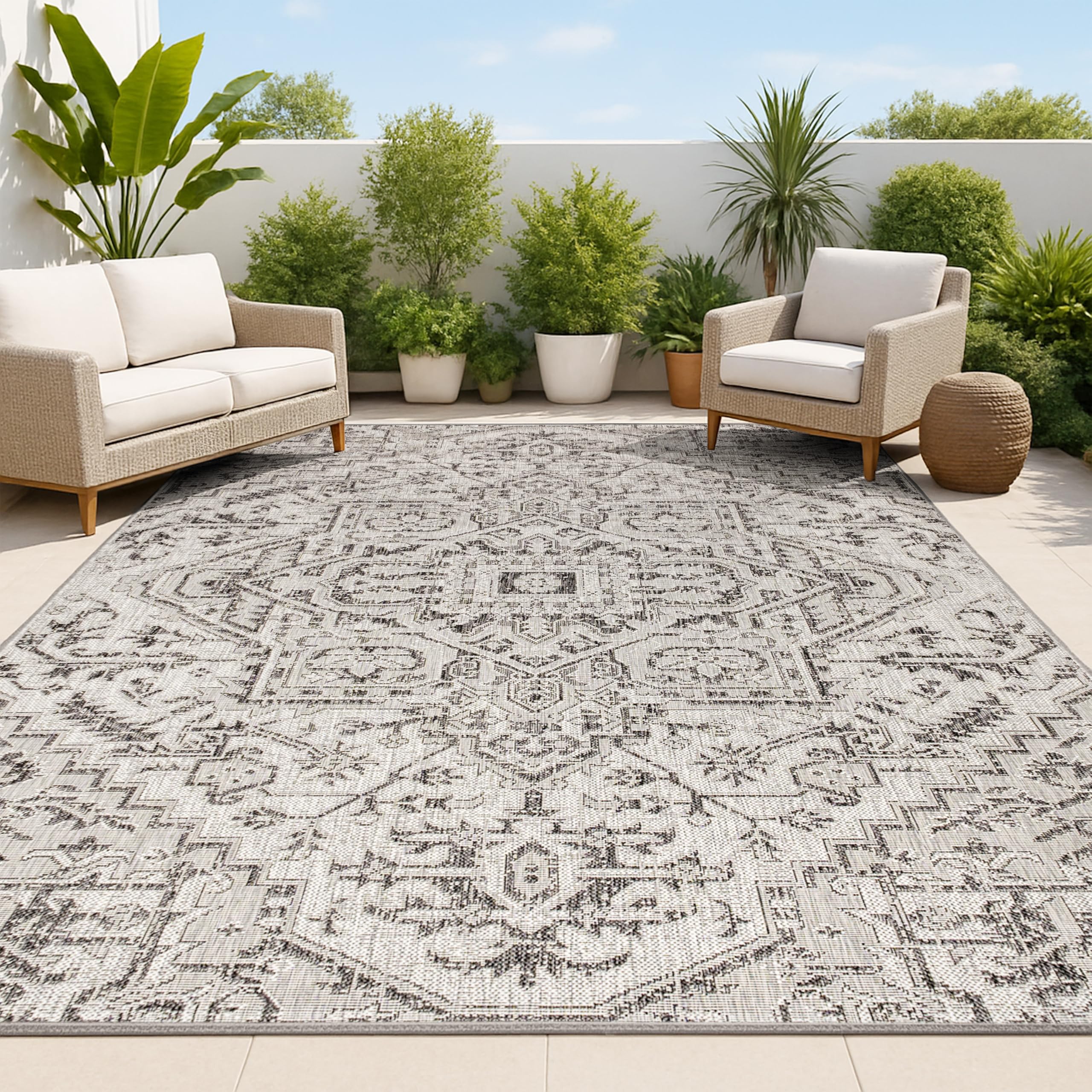 Jonathan Y Boho Medallion Rug (9x12)