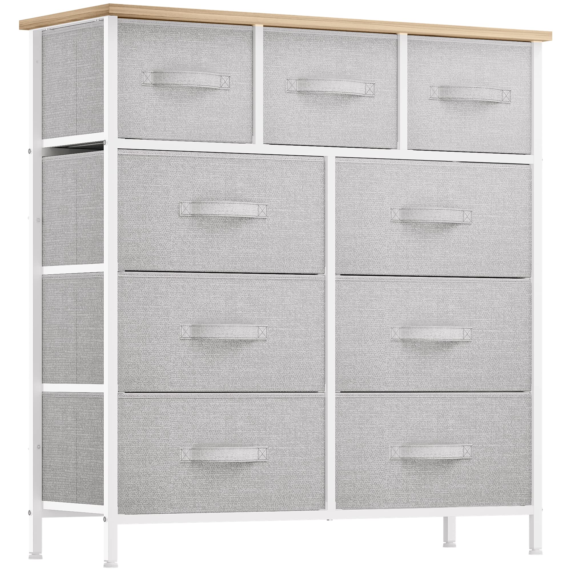YITAHOME 9-Drawer Fabric Dresser