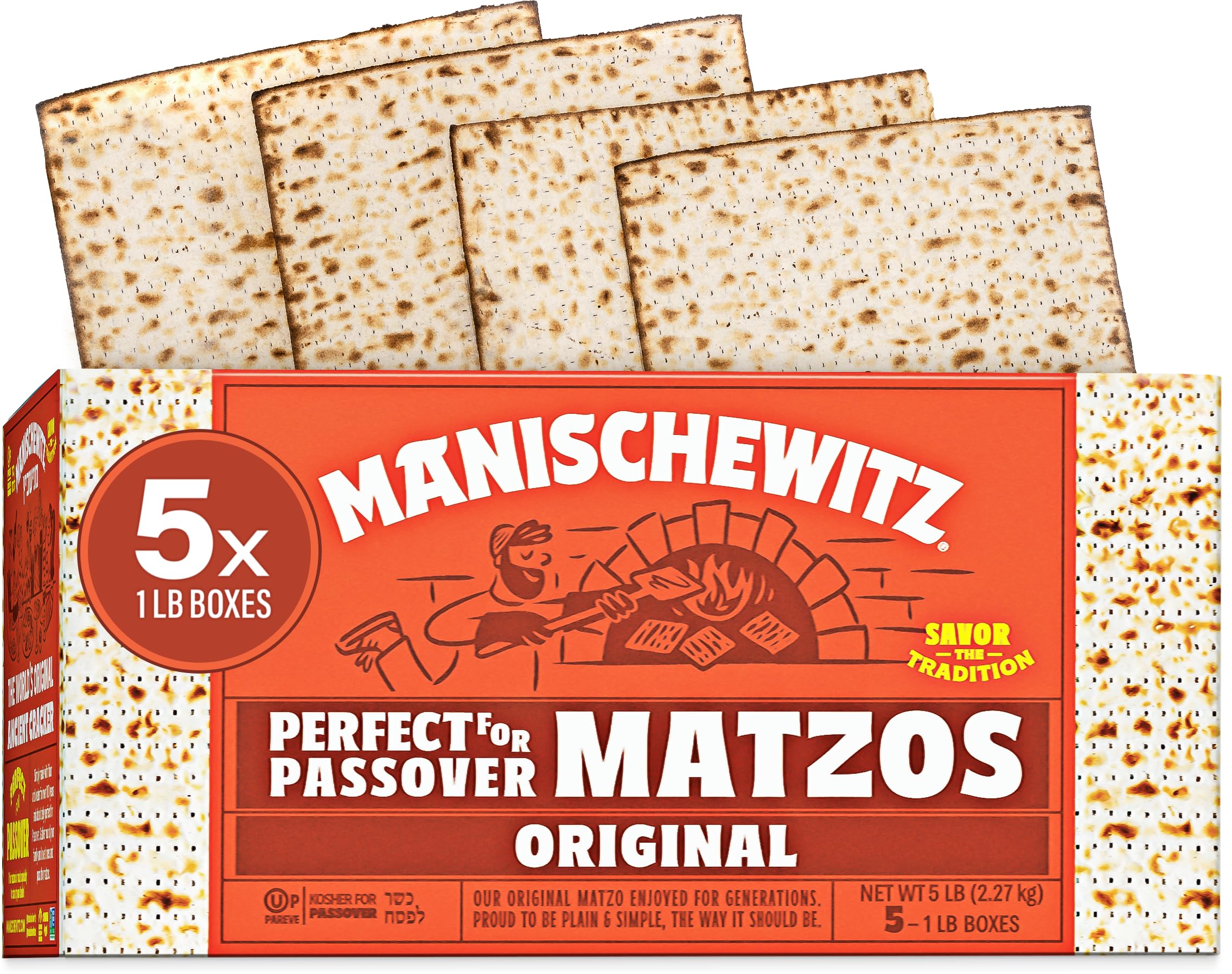 Manischewitz Original Matzo (5-Pack)