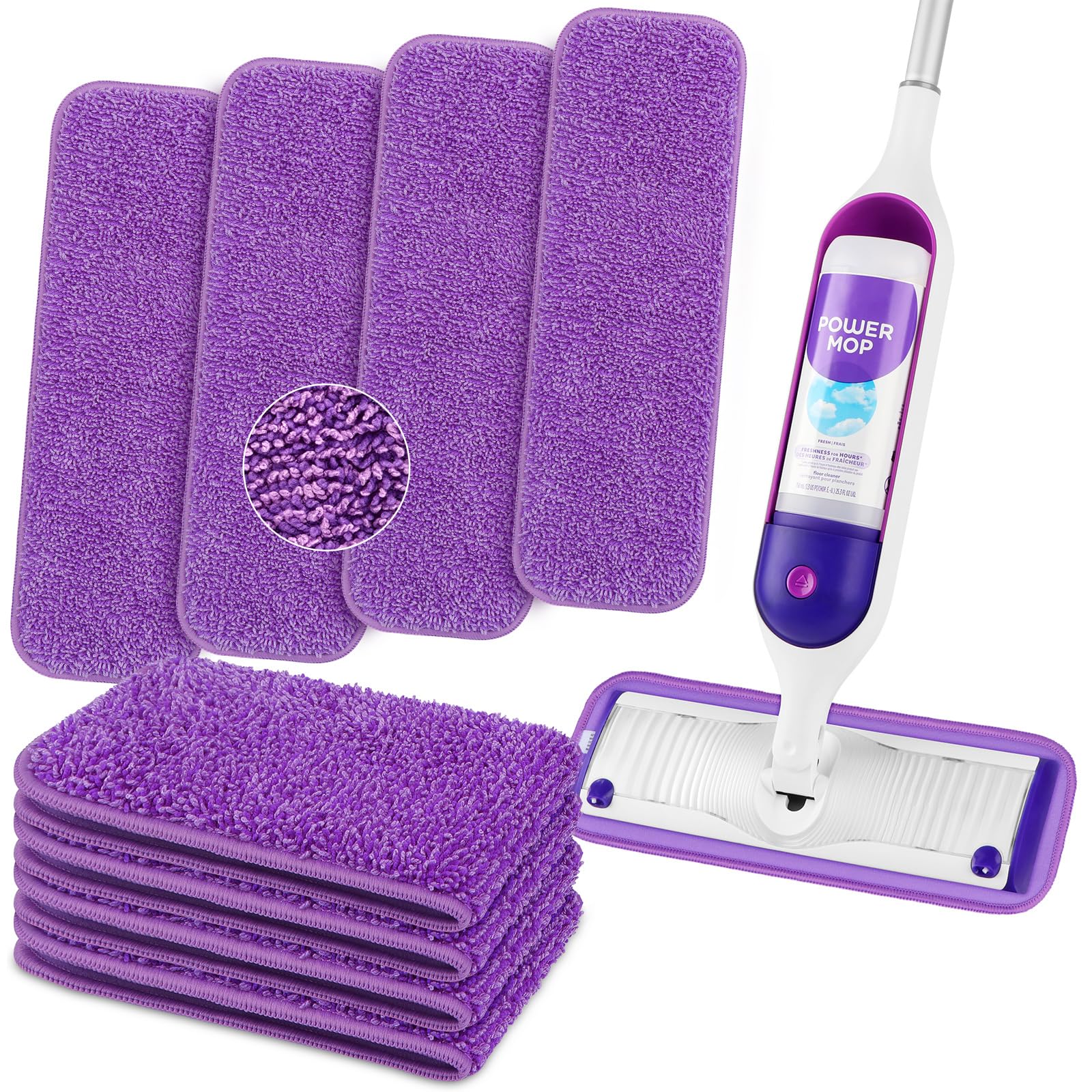 HOMEXCEL Microfiber Pads for PowerMop