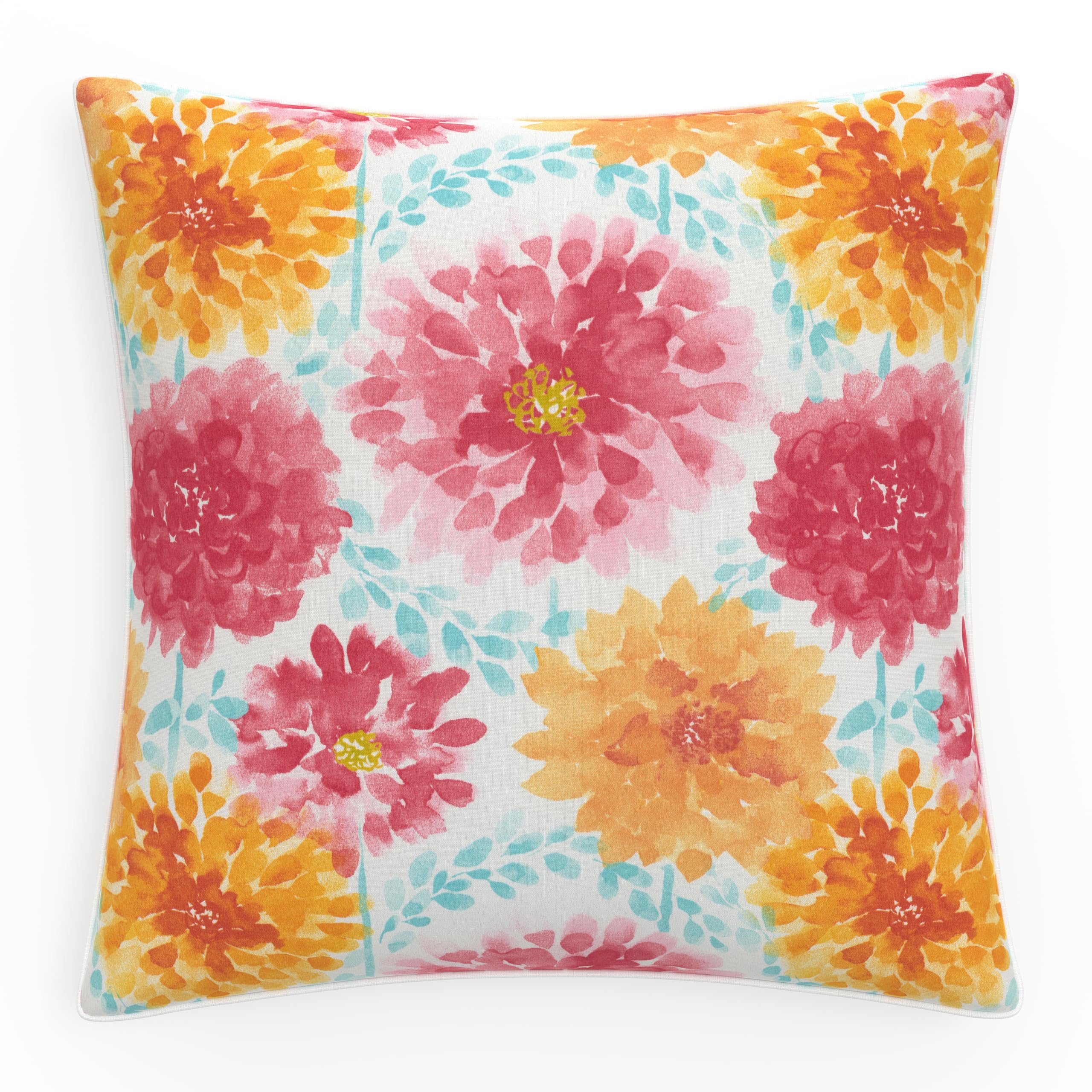 Pillow Perfect Gardenia Bloom Floor Pillow