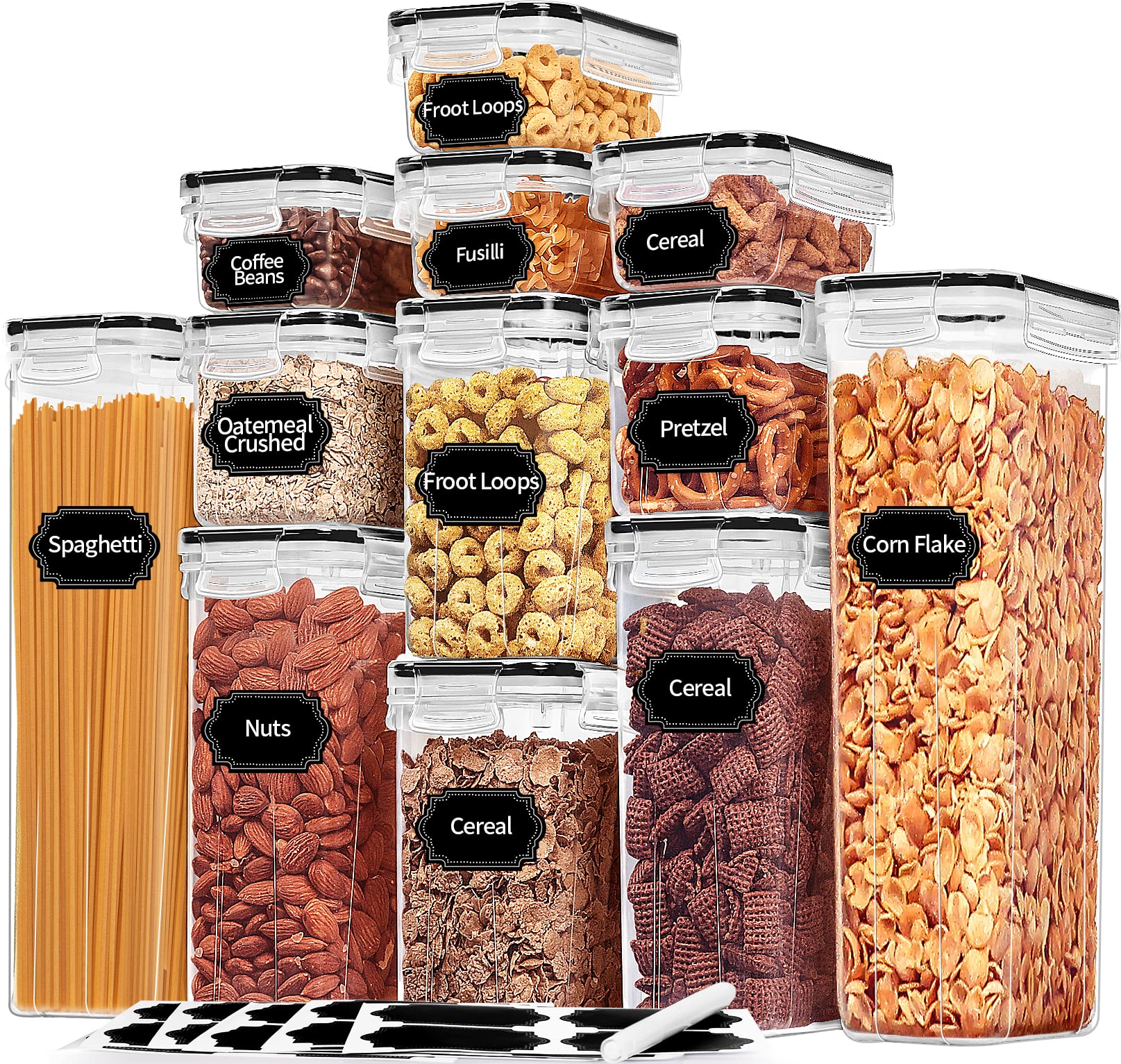 PRAKI 12-Piece Canister Set