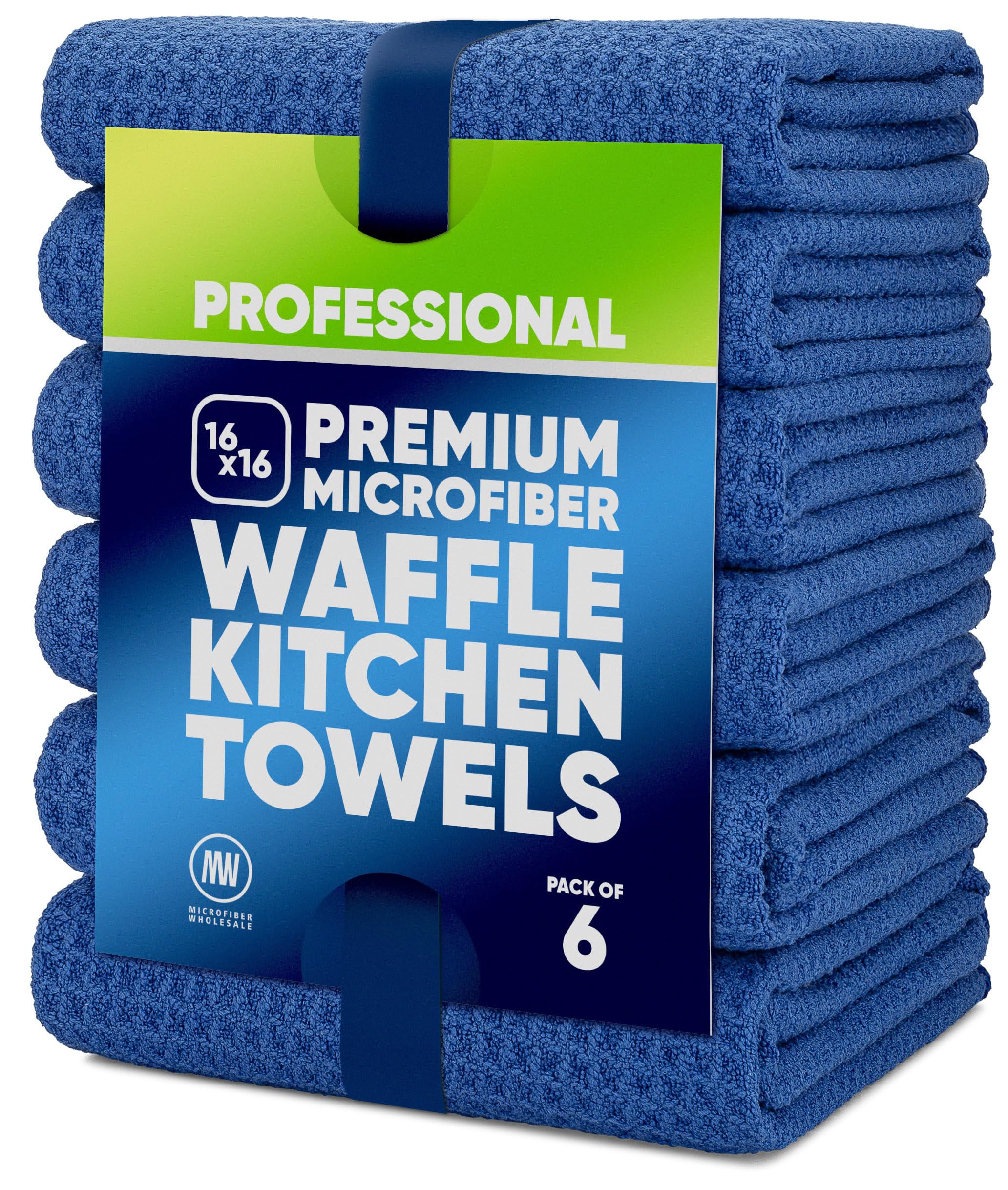 Microfiber Waffle Weave Cleaning Towels