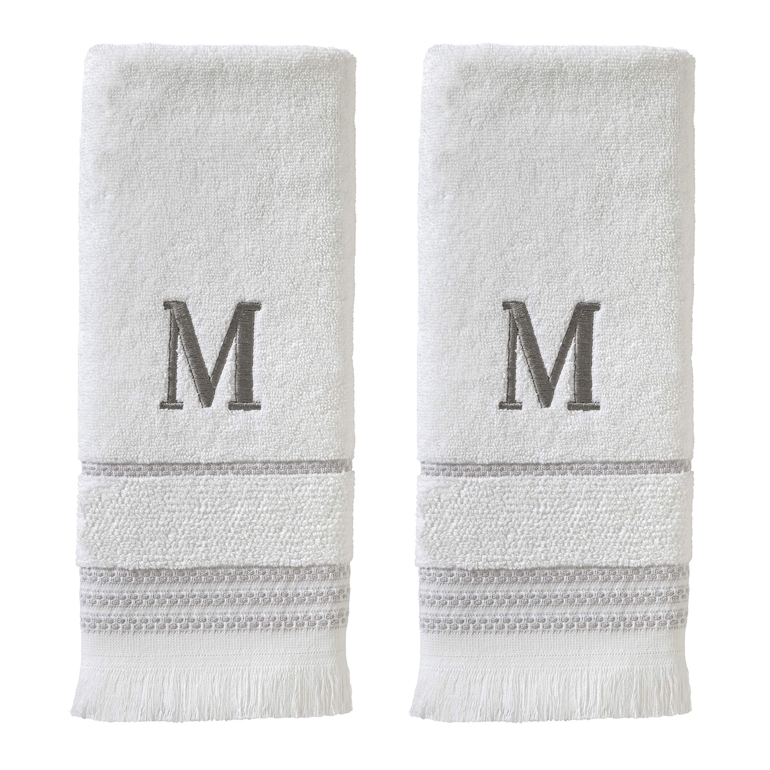SKL Casual Monogram Cotton Hand Towels (2-pack)