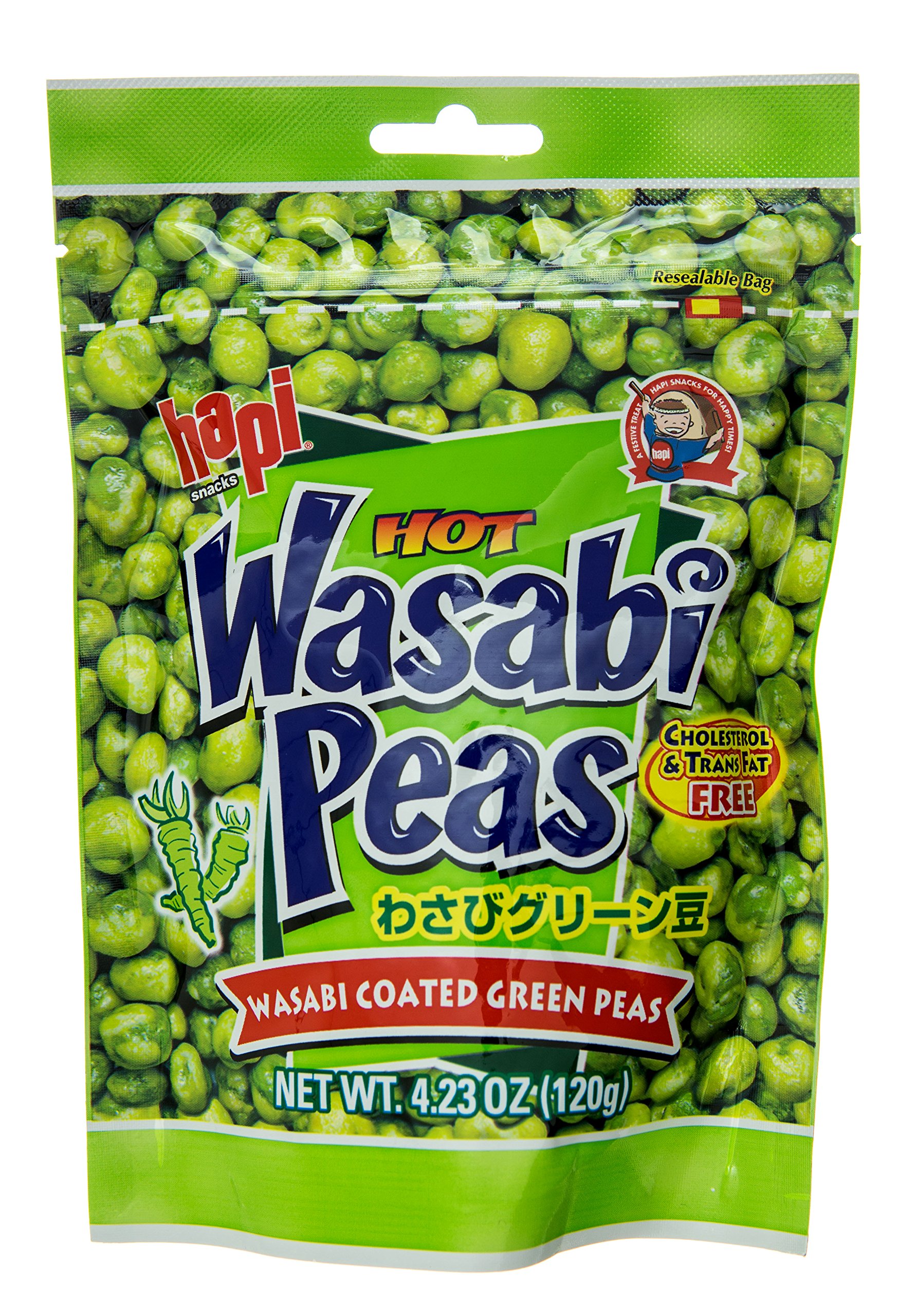 Hapi Wasabi Coated Green Peas (Pouch)