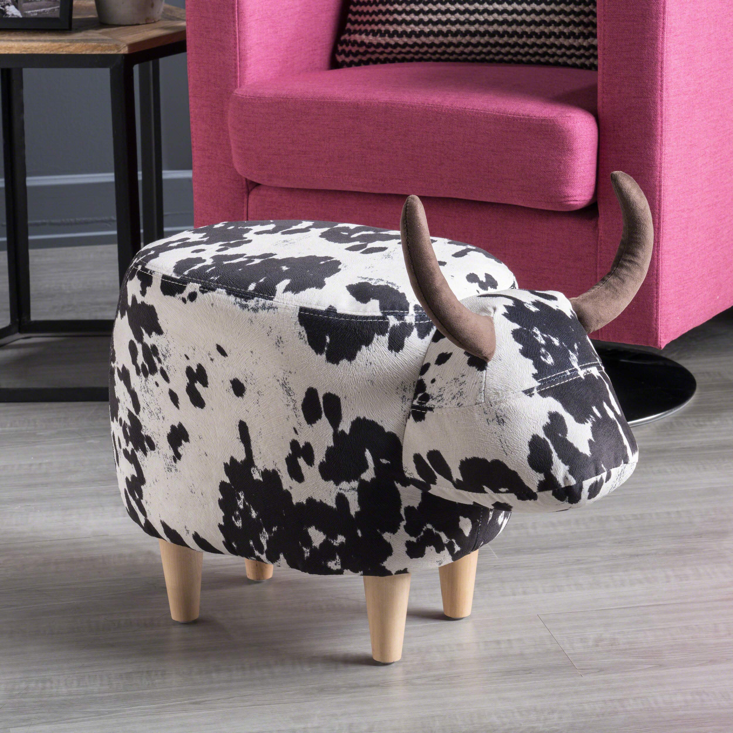 Christopher Knight Home Bessie Cow Ottoman