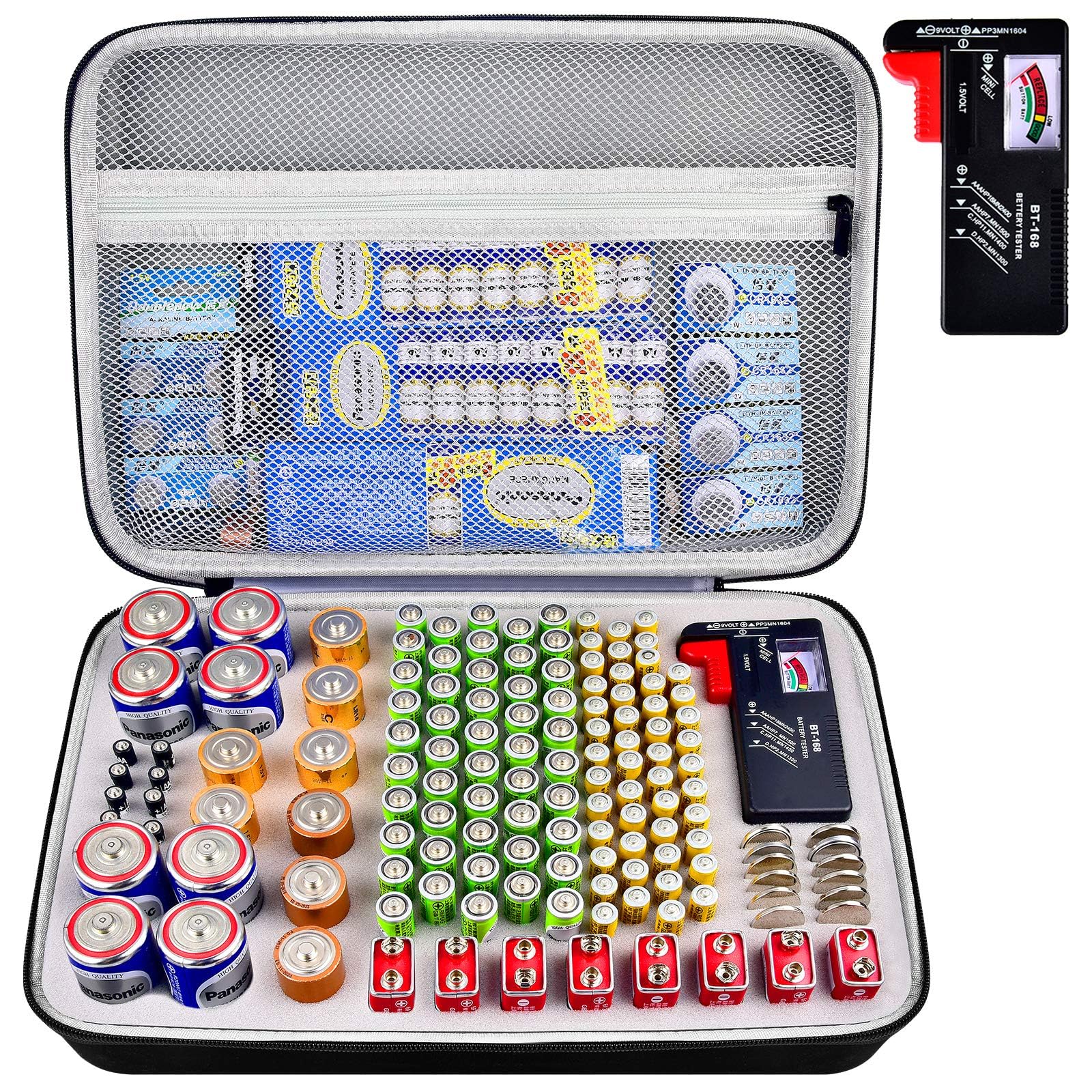 PAIYULE Battery Organizer Case