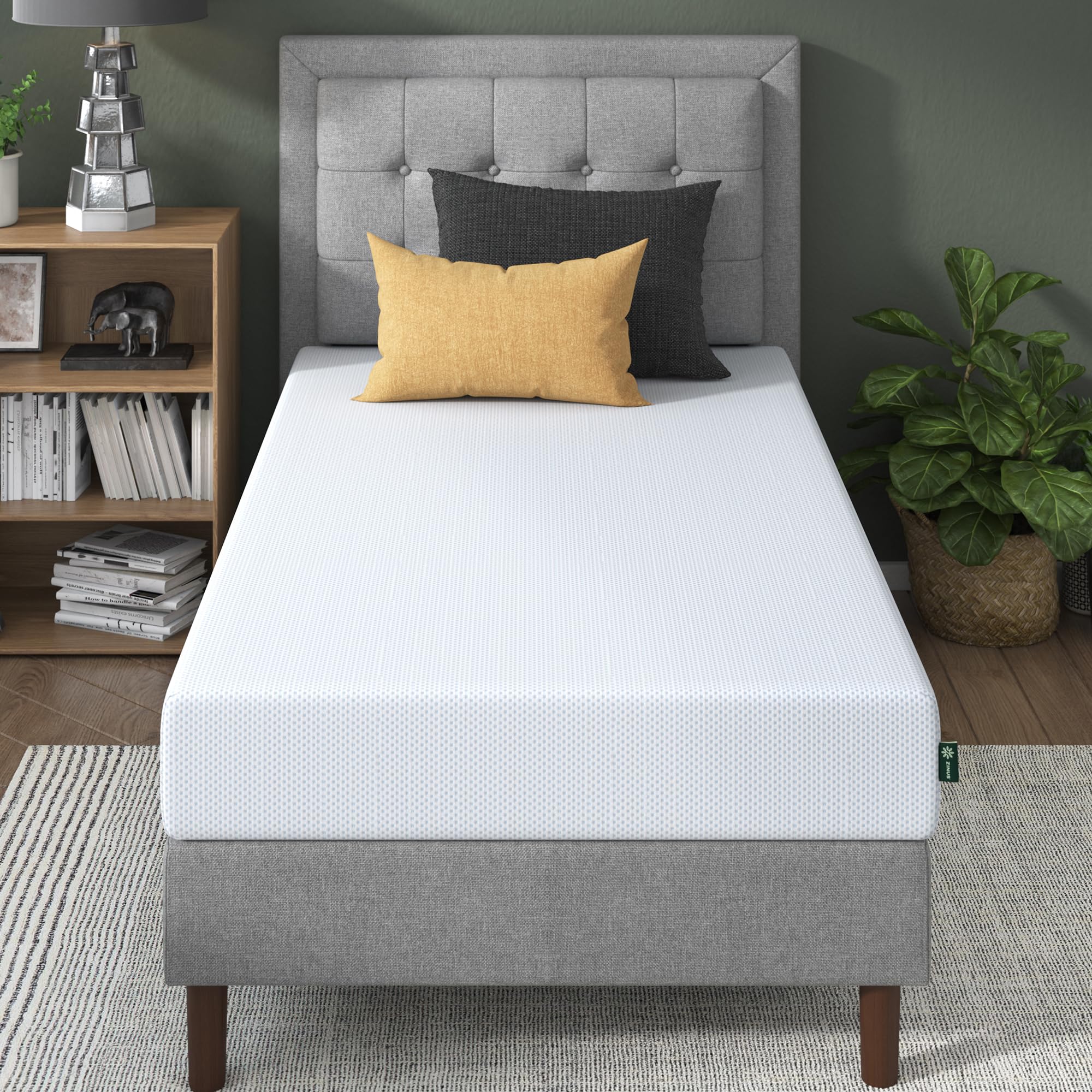 ZINUS 8" Green Tea Gel Memory Foam Mattress