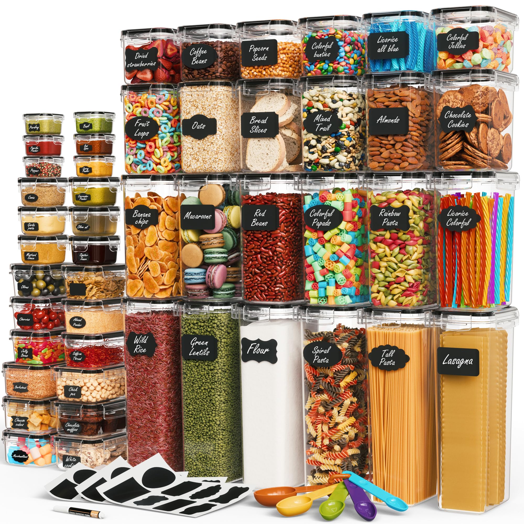 Chef's Path 48-Piece Pantry Container Set