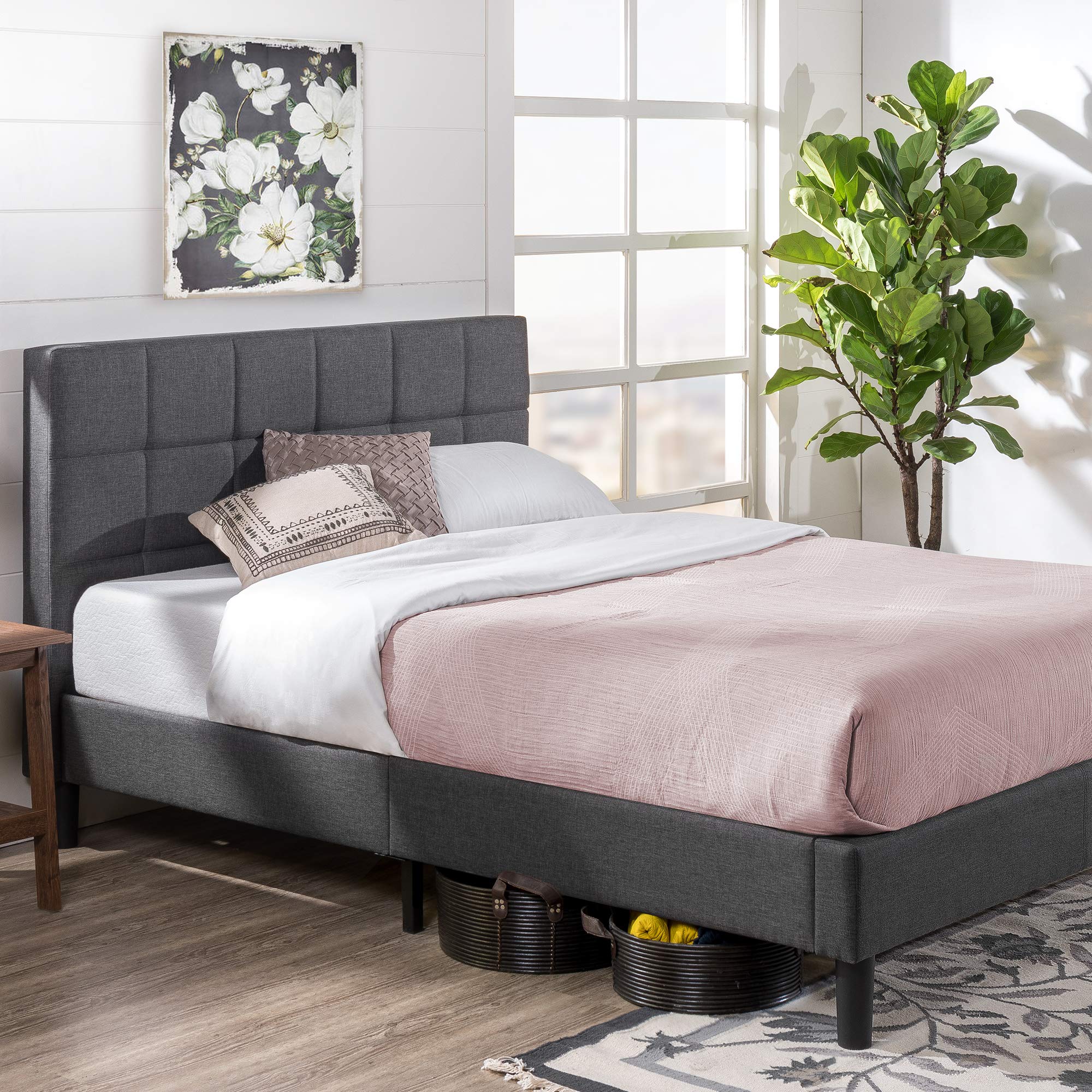 Zinus Lottie Upholstered Platform Bed