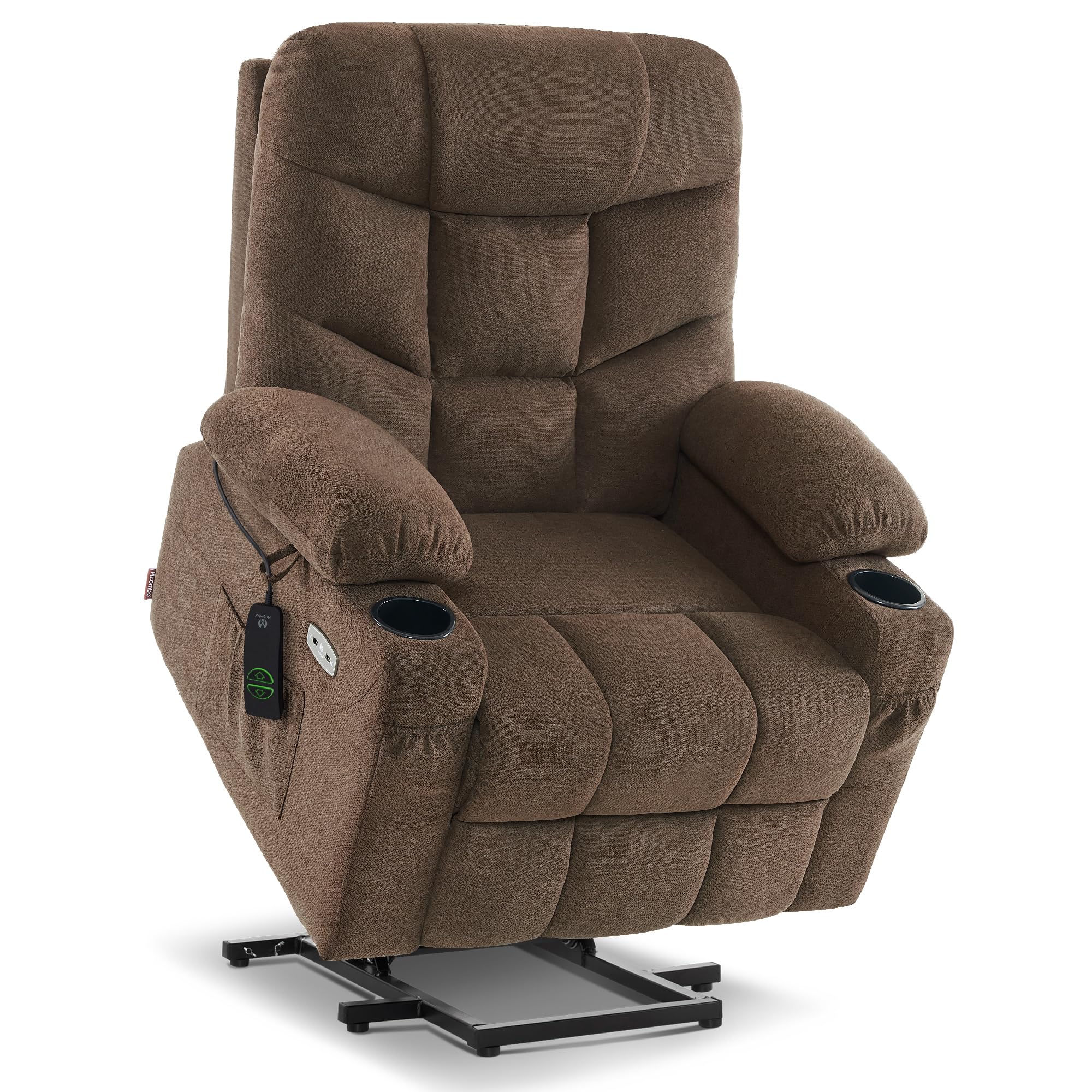 MCombo Power Lift Recliner (Extended Footrest, Fabric)