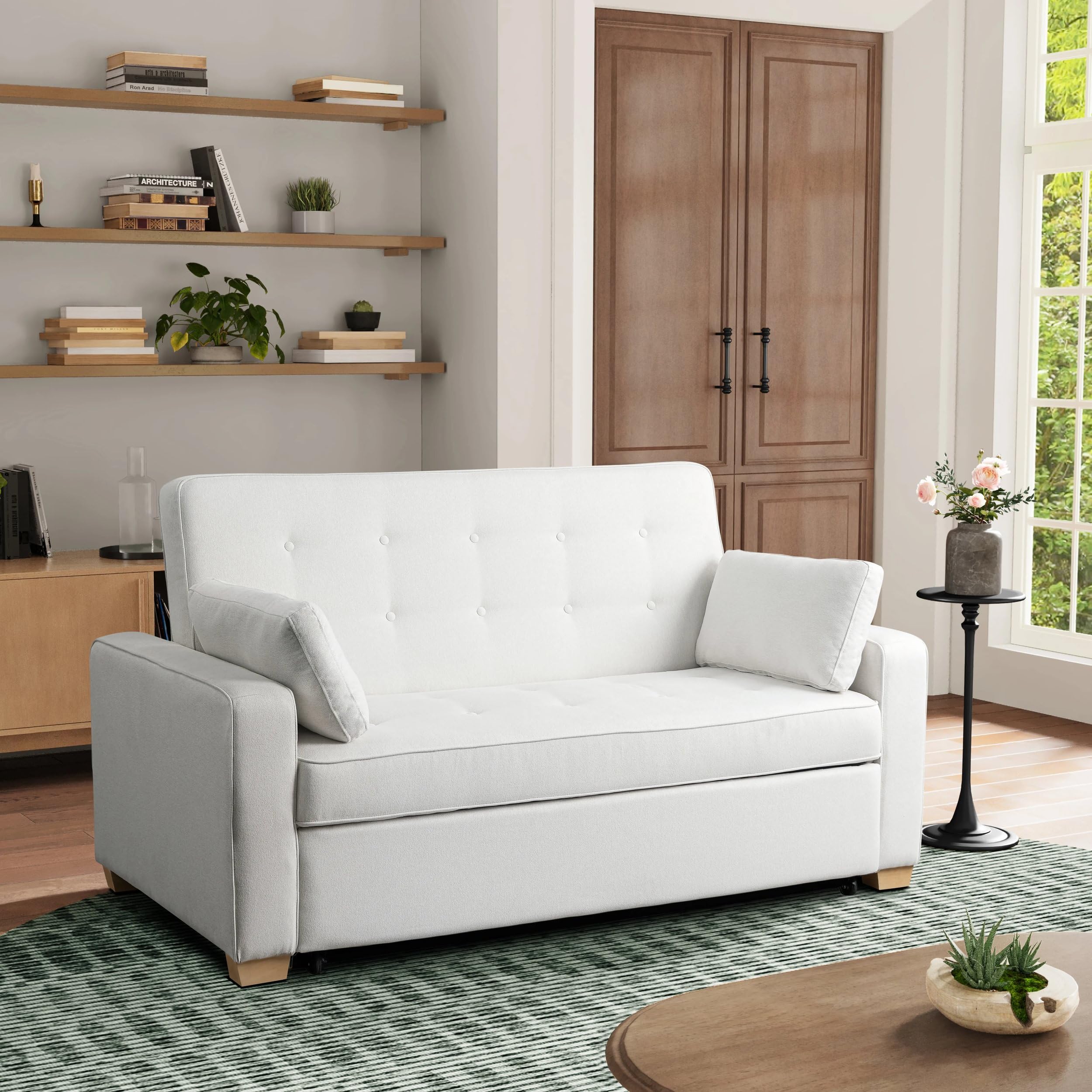 Serta Ainsley Convertible Loveseat Sleeper