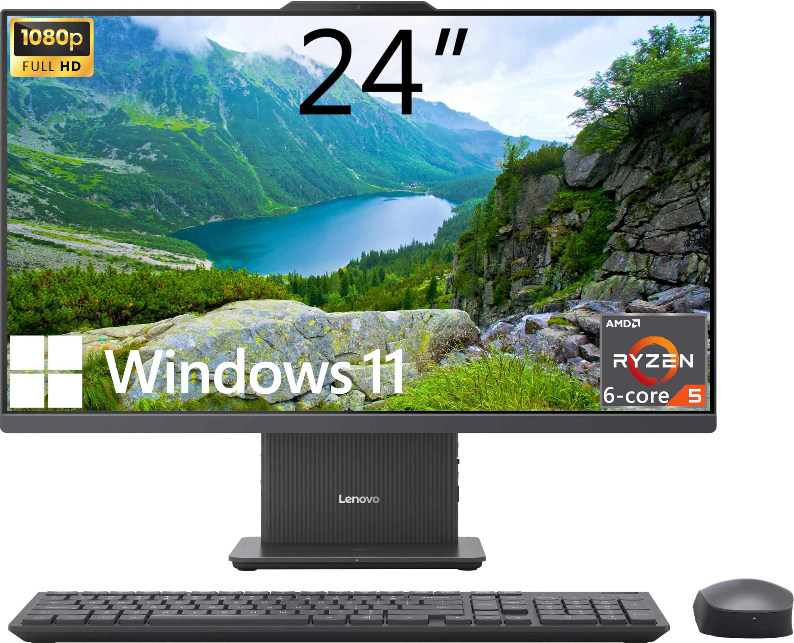 Lenovo IdeaCentre 24 AIO (Ryzen 5 7535HS, 16GB, 512GB)