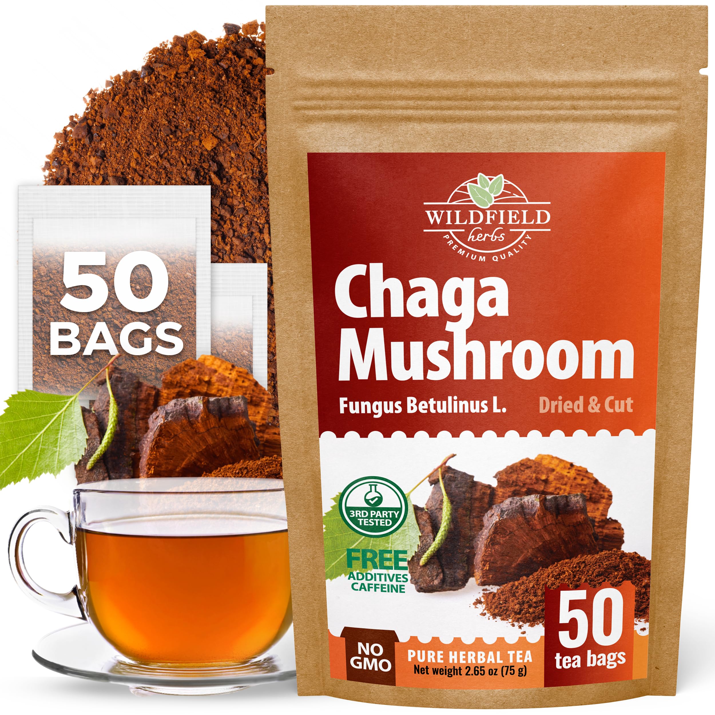 Chaga Tea 50-Count