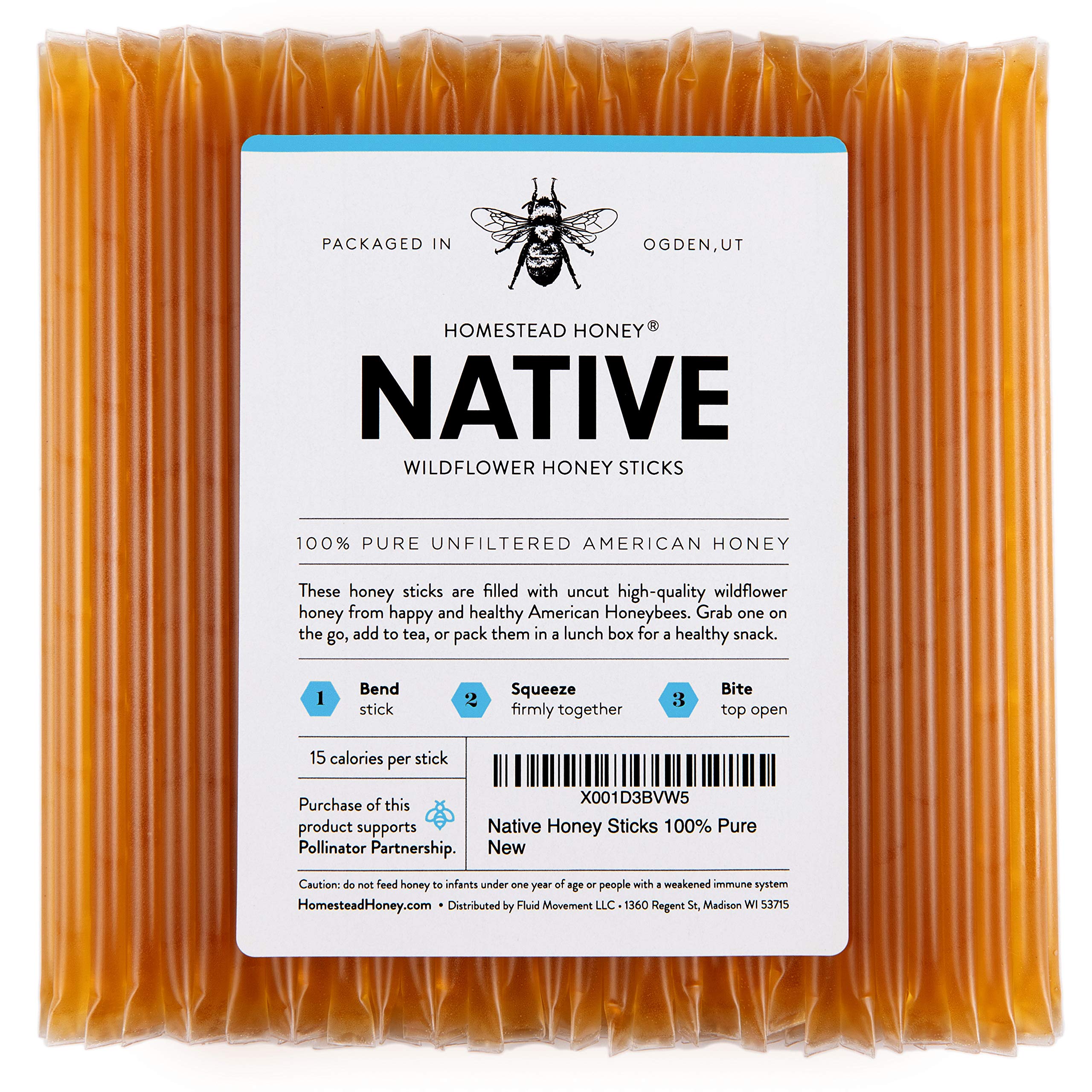 Homestead Honey Native Sticks (Wildflower)