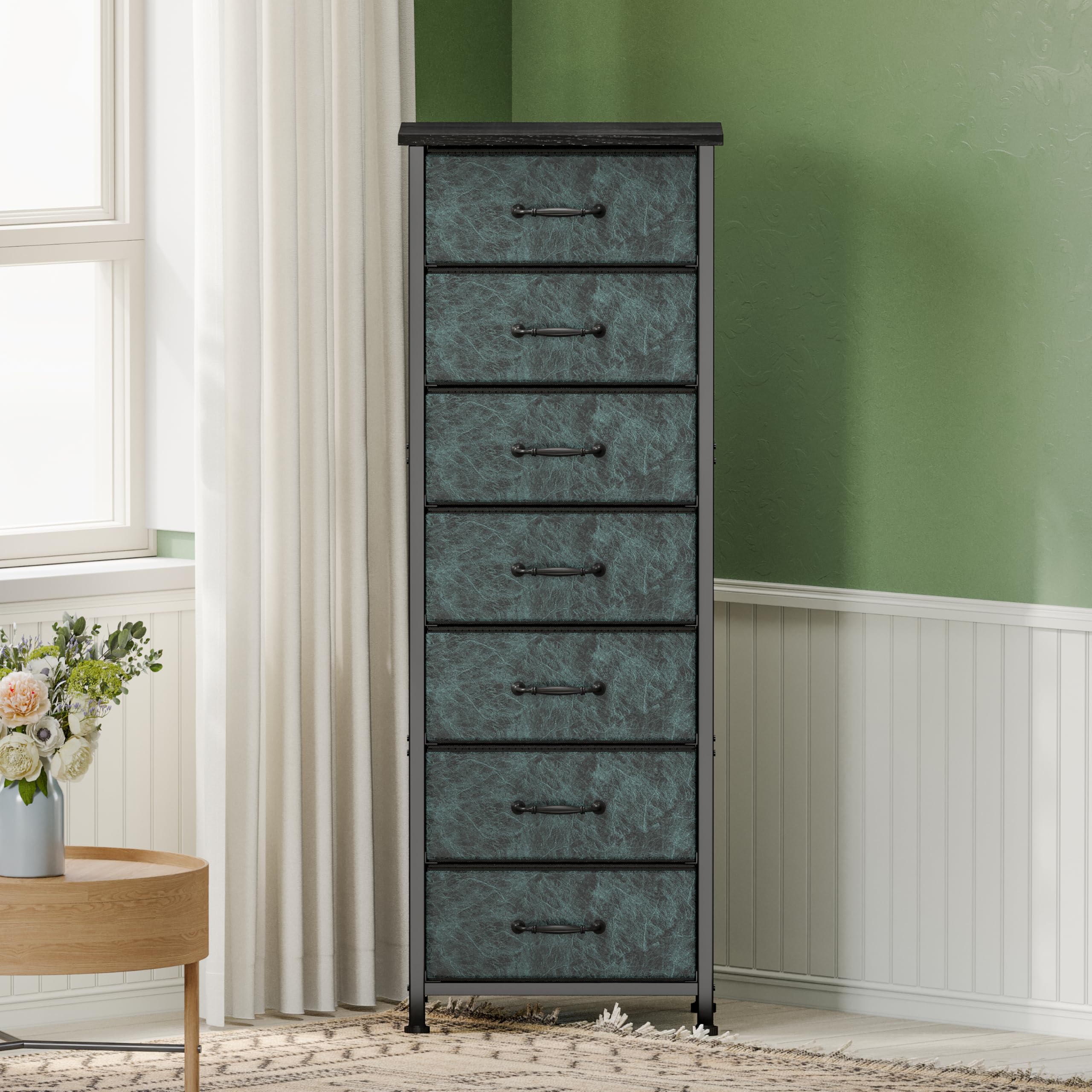 Fixwal 7-Drawer Fabric Tall Dresser