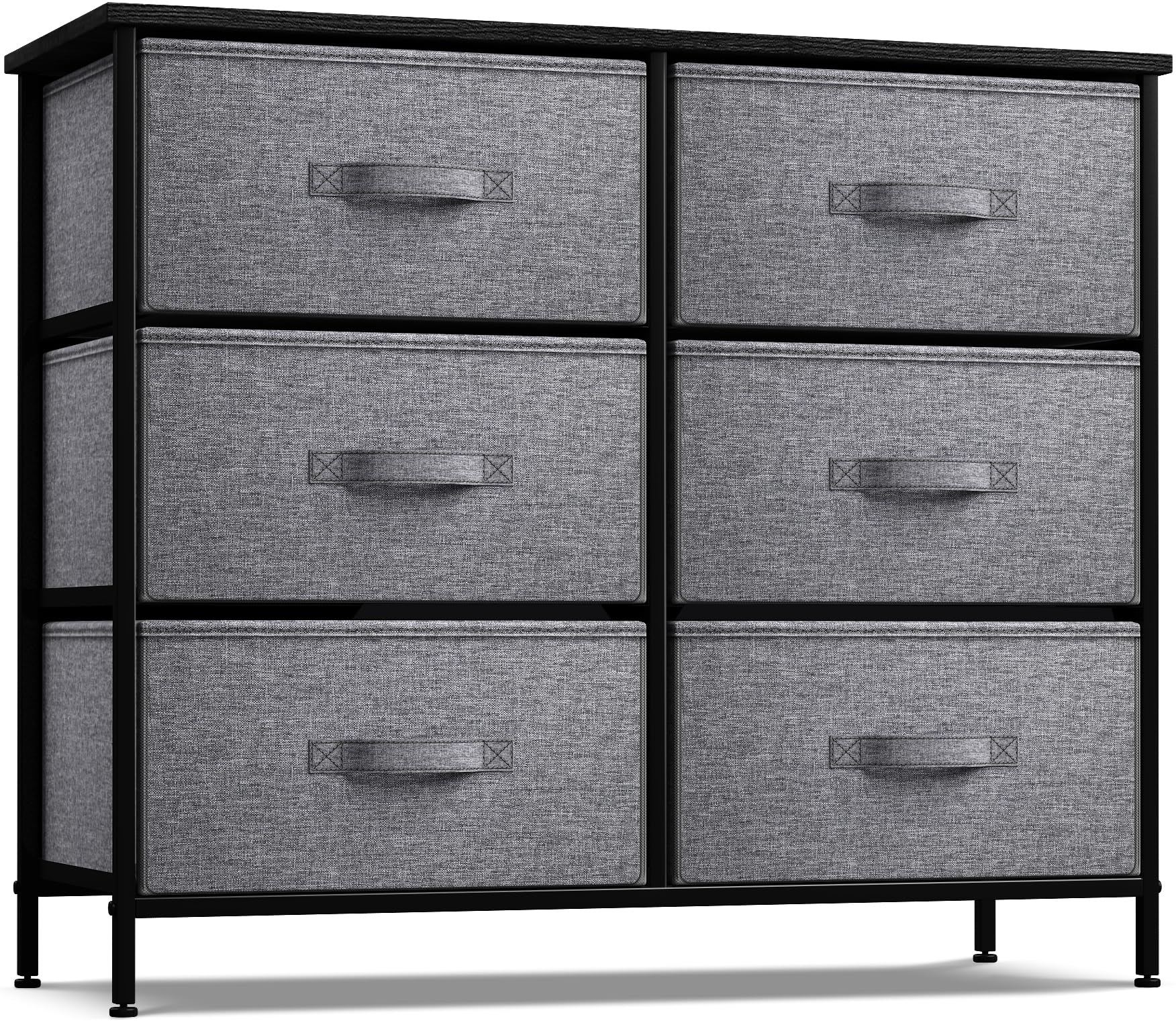 Sorbus 6-Drawer Fabric Dresser