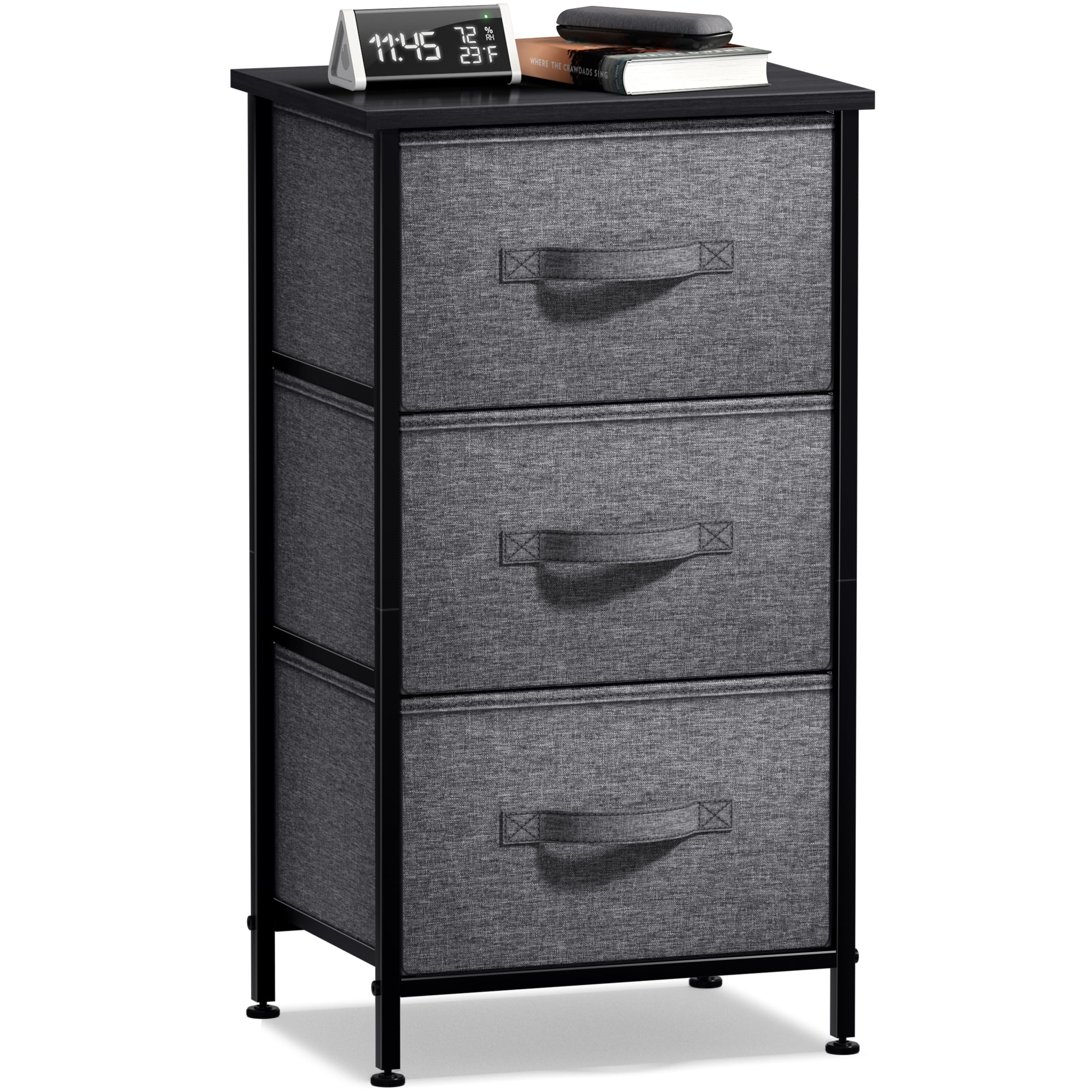 Sorbus 3-Drawer Nightstand