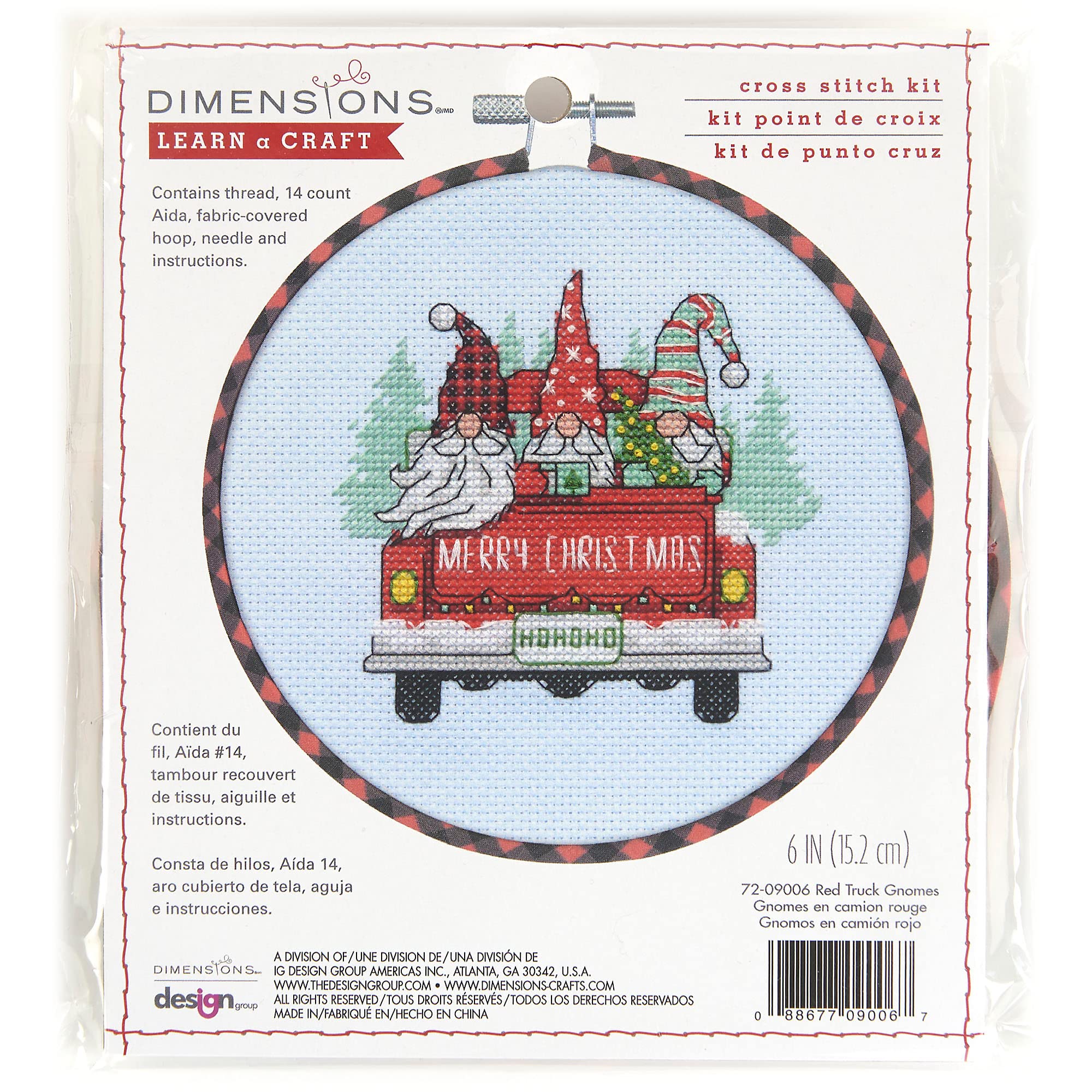 Dimensions Truck Gnomes Ornament Kit