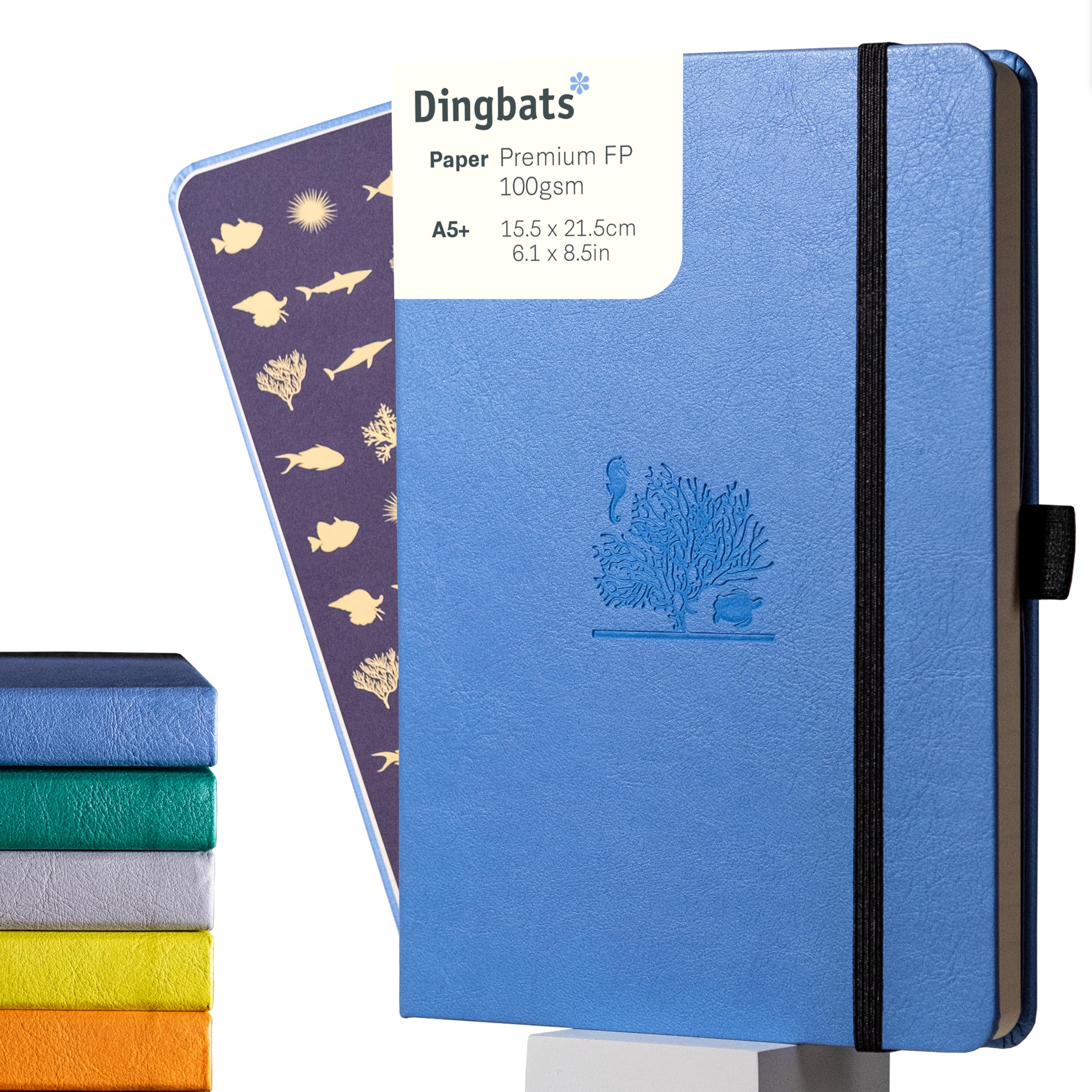 Dingbats A5 Earth Notebook — 100 GSM Cream Paper, 192 Pages, Hardcover