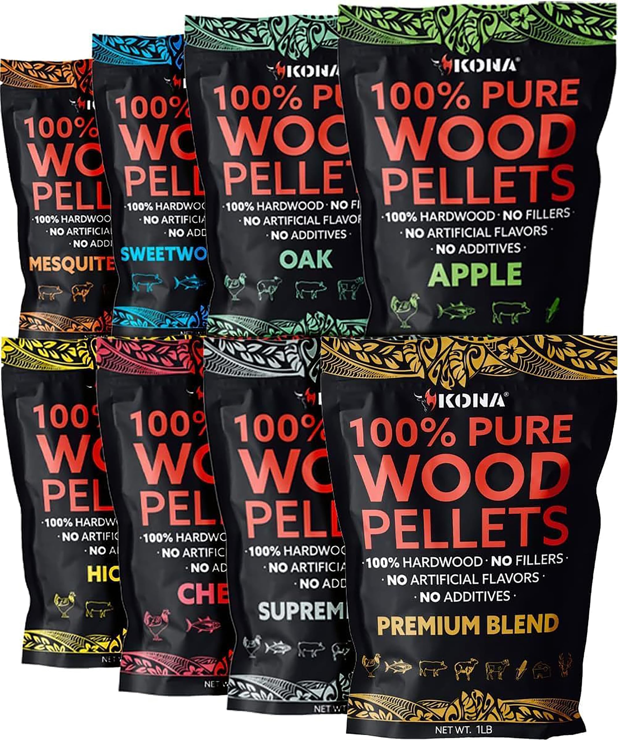 Kona Variety Pack Pellets (8 x 1 lb)