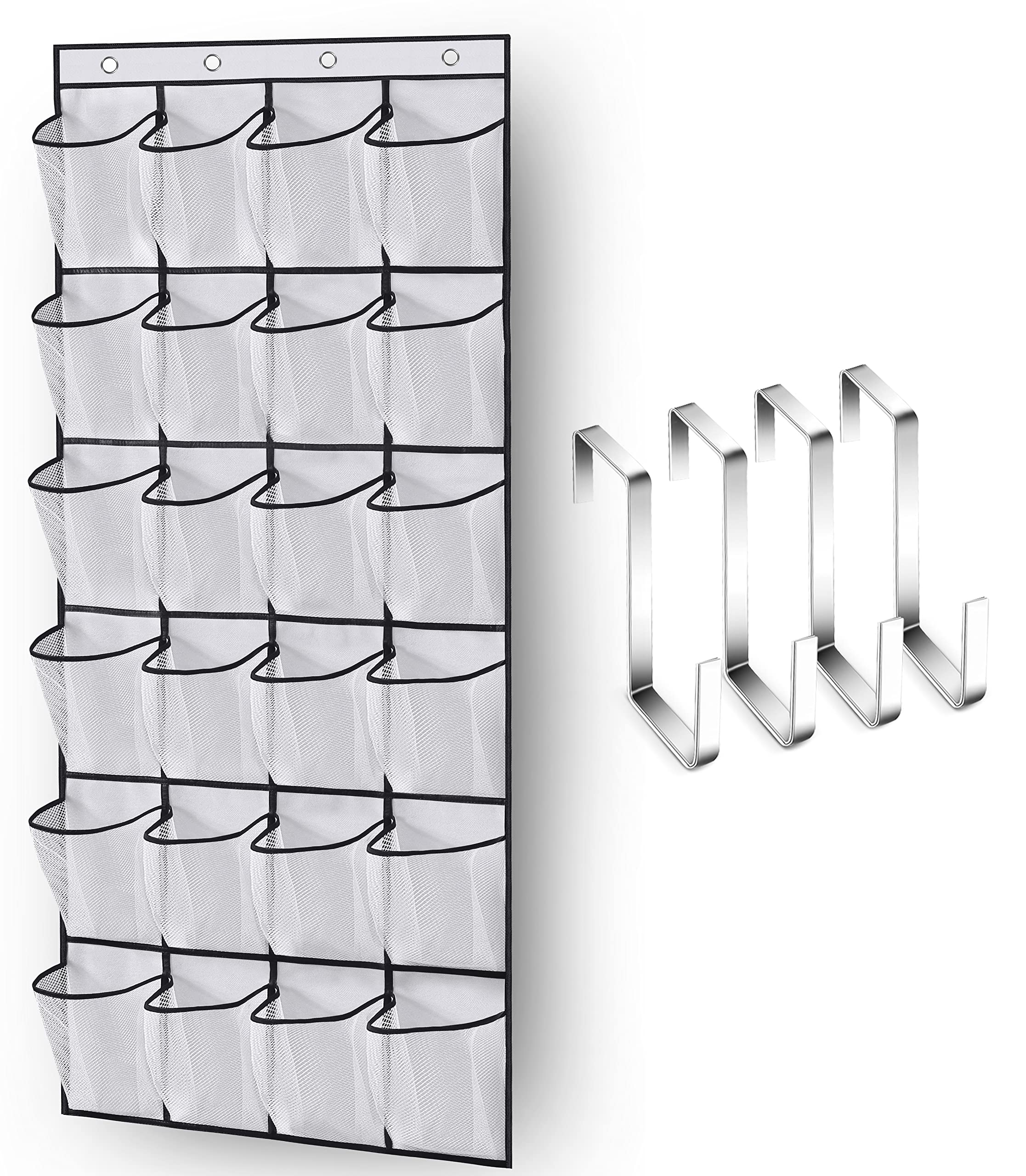 MISSLO 24-Pocket Mesh Over-the-Door Organizer