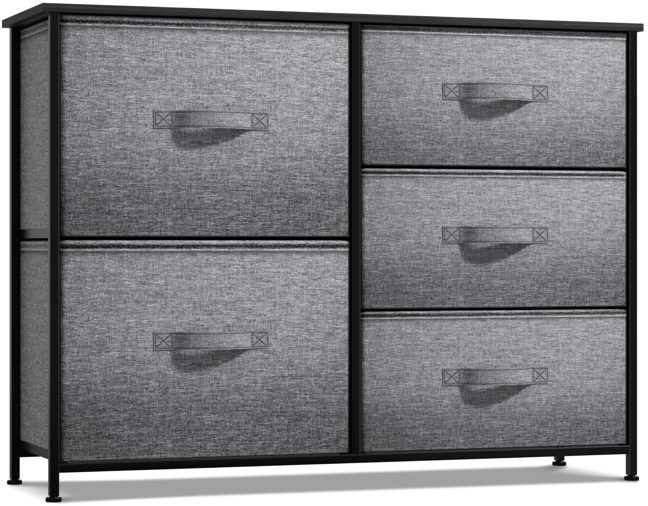 Sorbus 5-Drawer Fabric Dresser