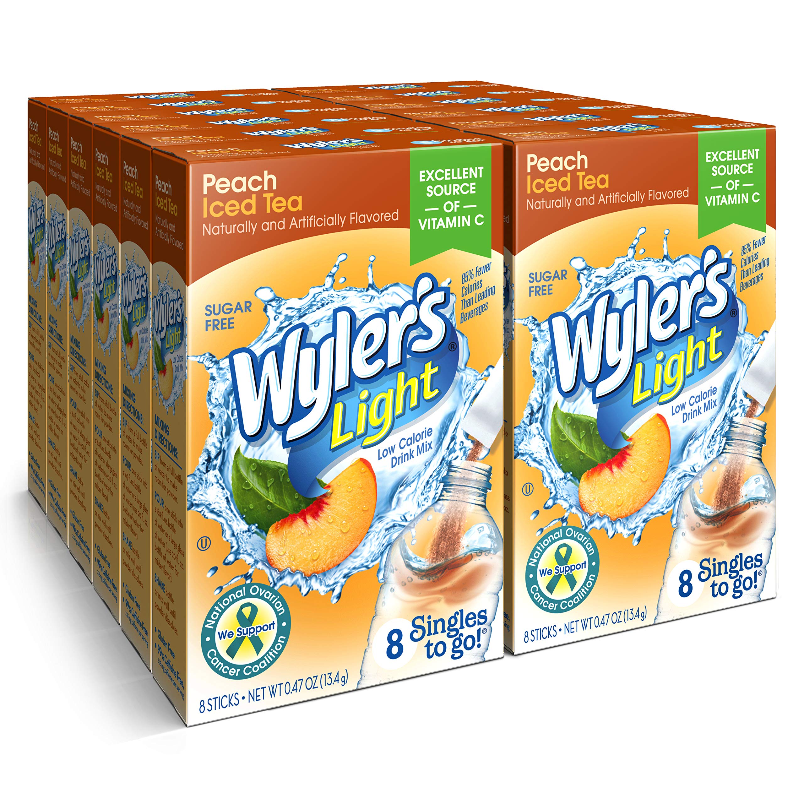 Wyler's Light Peach Iced Tea Singles