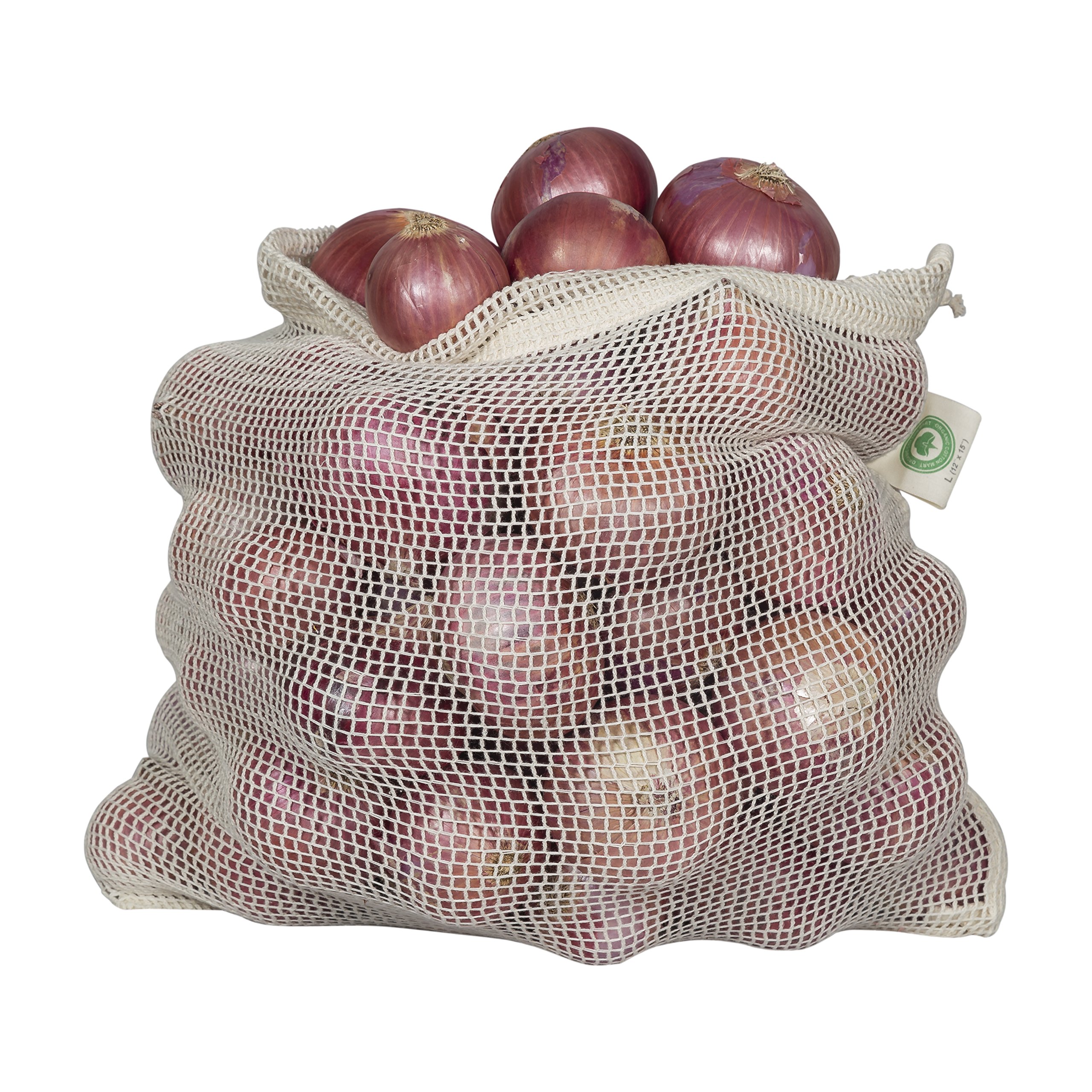 Organic Cotton Mesh Produce Bags