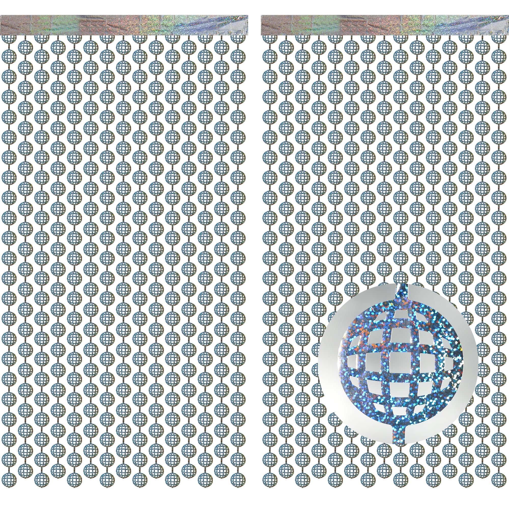 GREATRIL Disco Fringe Backdrop (2-Pack)