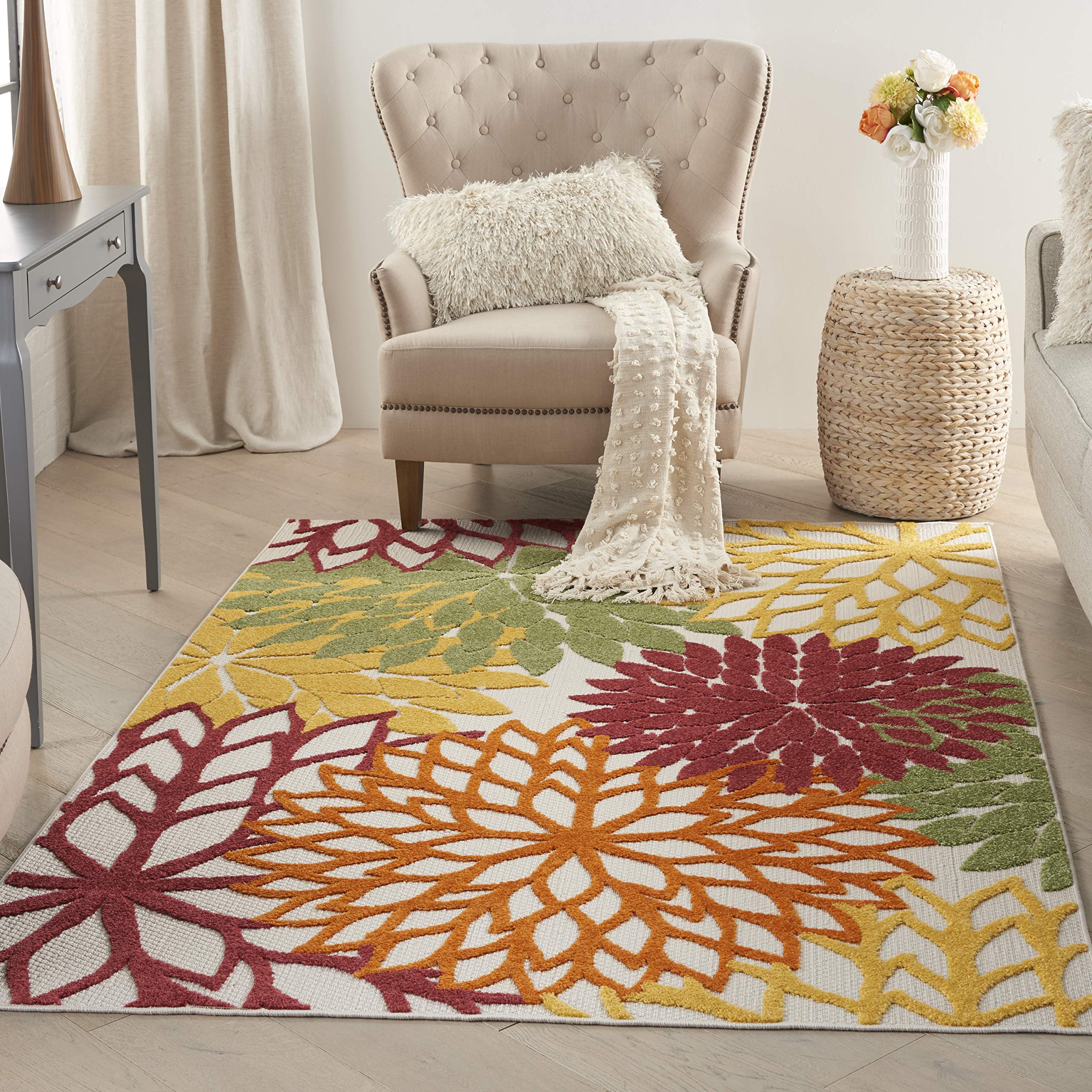 Nourison Aloha Tropical Outdoor Rug